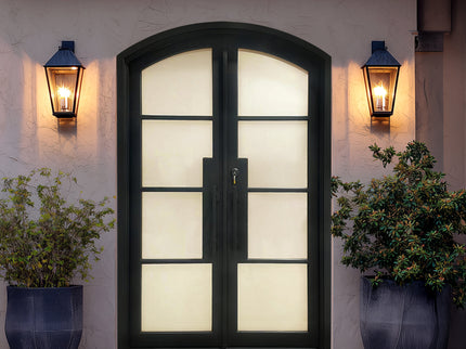 Elite Custom Door Double Iron French Door with Frosted Glass F-S119