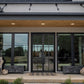 elitecustomdoor iron fench double front door with 6 lite double pane tempered glass