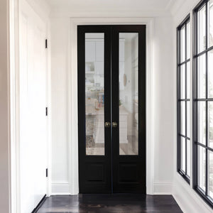 Elite Custom Door Iron French Interior Double Door with Knob Hardware F-I107