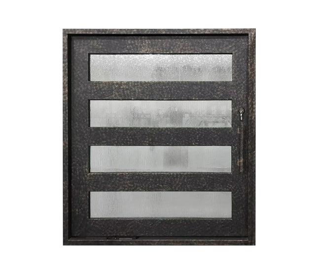 elitecutsomdoor aged bronze iron frame pivot door with tempered glass