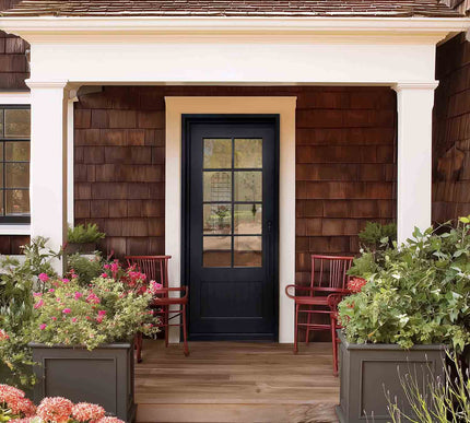Elite Custom Door Iron Single Front French Door with Kickplate F-S118