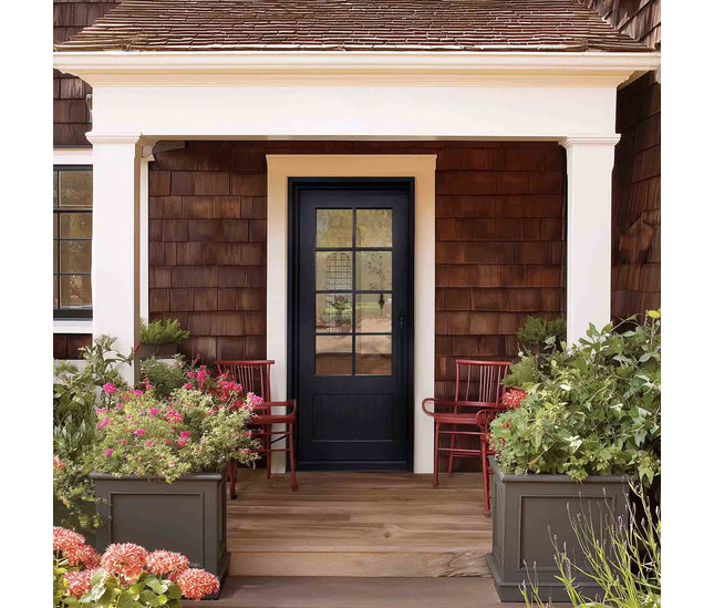 Elite Custom Door Iron Single Front French Door with Kickplate F-S118