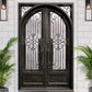 Customized thermal break iron front double door