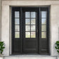 Elite Custom Made Iron Single French Door with Sidelights