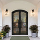 ECD High Quality Double Iron French Door with Arched Top F S101