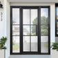 Elite High Quality Single Iron French Door with Sidelights