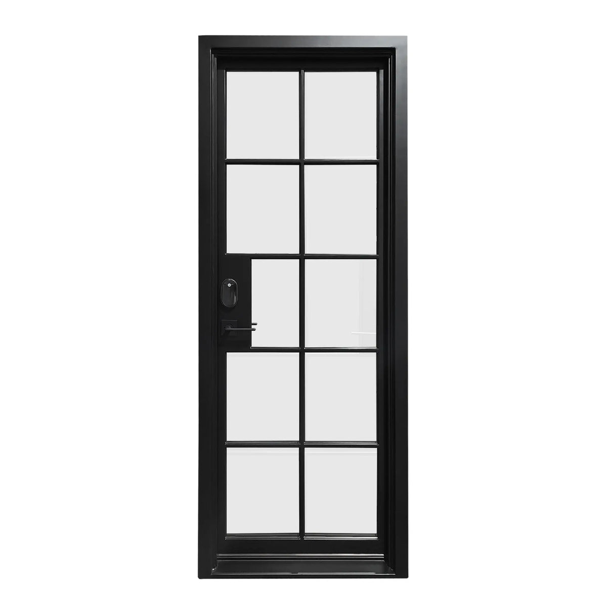 Elite Custom Door Iron Single Door with 10 Lites