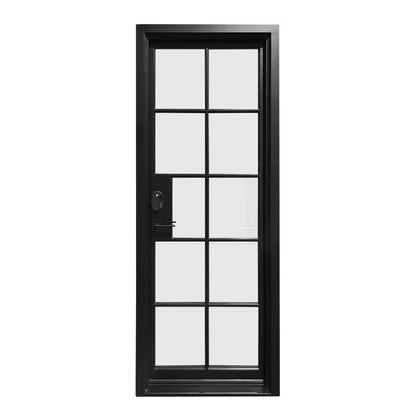 Elite Custom Door Iron Single Door with 10 Lites