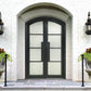 Elite Themal break double iron french door with frosted glass F-T119
