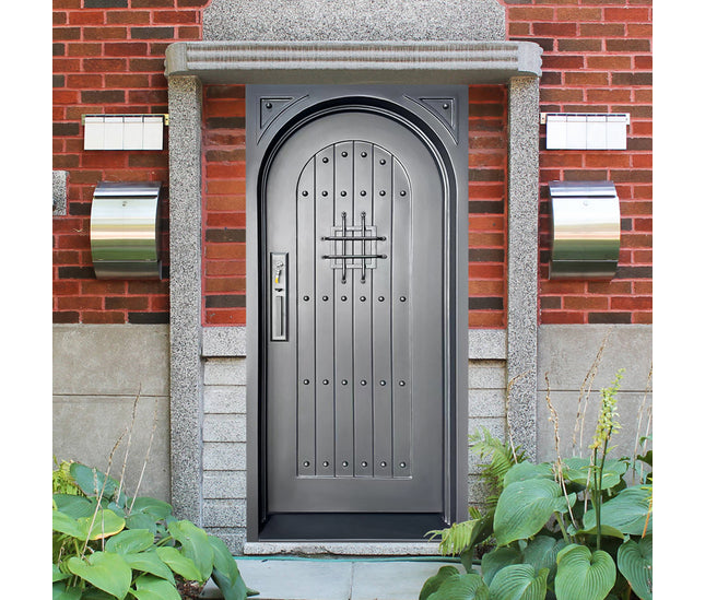 elite custom made iron single doors without glass 